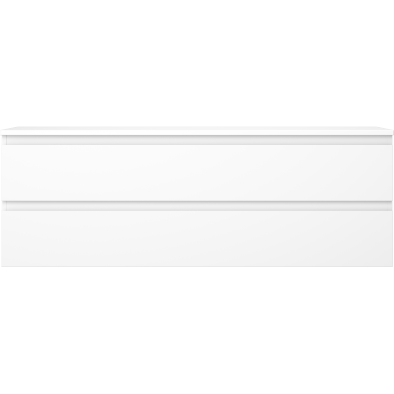 Mexen Orio dulap baie pentru chiuvetă 140 cm cu blat, 2 sertare, alb mat - 91A10-14047-2-BFFC01