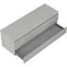 Mexen Orio dulap baie sub lavoar 140 cm cu blat, 2 sertare, gri mat - 91A10-14047-2-BFFC62