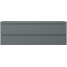 Mexen Orio dulap baie pentru lavoar 140 cm cu blat, 2 sertare, grafit mat - 91A10-14047-2-BFFC66