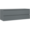 Mexen Orio dulap baie pentru lavoar 140 cm cu blat, 2 sertare, grafit mat - 91A10-14047-2-BFFC66