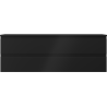 Mexen Orio dulap baie sub chiuvetă 140 cm cu blat, 2 sertare, negru mat - 91A10-14047-2-BFFC71