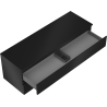 Mexen Orio dulap baie sub lavoar 140 cm cu blat, 2 sertare, negru mat - 91A10-14047-2-BFFC71