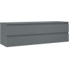 Mexen Orio dulap baie sub lavoar 160 cm, cu blat, 2 sertare, grafit mat - 91A10-16047-2-BFFC66