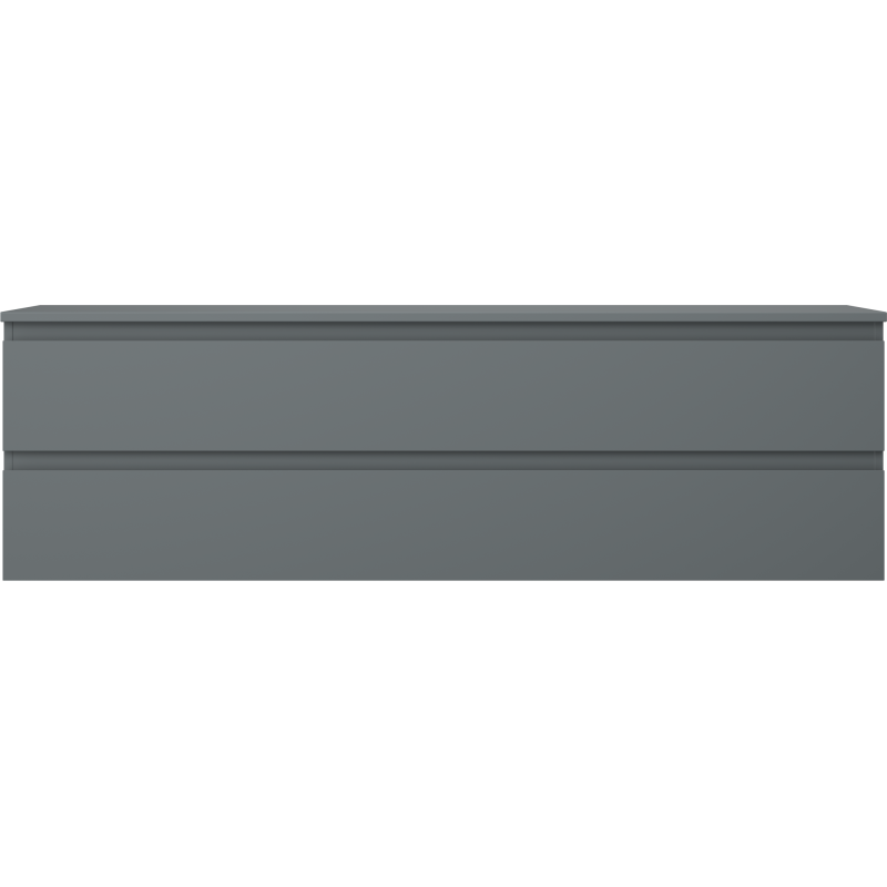 Mexen Orio dulap de baie sub lavoar 160 cm cu blat, 2 sertare, grafit mat - 91A10-16047-2-BFFC66