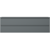 Mexen Orio dulap baie sub lavoar 160 cm, cu blat, 2 sertare, grafit mat - 91A10-16047-2-BFFC66
