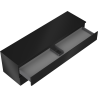 Mexen Orio dulap baie pentru chiuvetă 160 cm cu blat, 2 sertare, negru mat - 91A10-16047-2-BFFC71