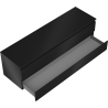 Mexen Orio dulap baie pentru chiuvetă 160 cm cu blat, 2 sertare, negru mat - 91A10-16047-2-BFFC71