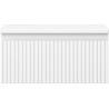 Mexen Rivel dulap baie sub lavoar 50 cm cu blat, 1 sertar, canelat, alb mat - 91A20-05023-1-BFC01