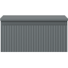 Mexen Rivel dulap de baie sub chiuvetă 50 cm cu blat, 1 sertar, canelat, grafit mat - 91A20-05023-1-BFC66