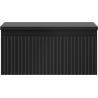 Mexen Rivel dulap de baie sub lavoar 50 cm cu blat, 1 sertar, canelat, negru mat - 91A20-05023-1-BFC71