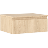 Mexen Rivel dulap baie sub chiuvetă 60 cm cu blat, 1 sertar, canelat, stejar - 91A20-06023-1-BFC81
