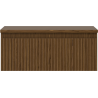 Mexen Rivel dulap de baie sub chiuvetă 60 cm cu blat, 1 sertar, canelat, nuc - 91A20-06023-1-BFC86