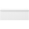Mexen Rivel dulap baie sub lavoar 70 cm cu blat, 1 sertar, canelat, alb mat - 91A20-07023-1-BFC01