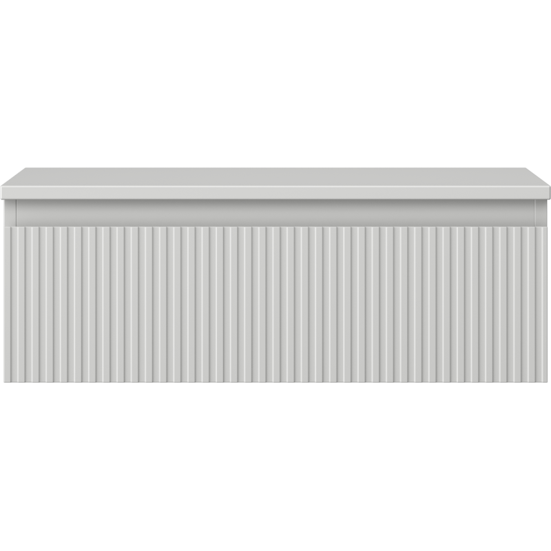 Mexen Rivel dulap baie cu blat de 70 cm, 1 sertar, canelat, gri mat - 91A20-07023-1-BFC62