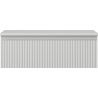 Dulap Mexen Rivel pentru baie sub lavoar, 70 cm cu blat, 1 sertar, fațetat, gri mat - 91A20-07023-1-BFC62