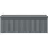 Mexen Rivel dulap baie sub lavoar 70 cm cu blat, 1 sertar, canelat, grafit mat - 91A20-07023-1-BFC66