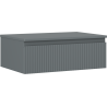 Mexen Rivel dulap baie sub lavoar 70 cm cu blat, 1 sertar, canelat, grafit mat - 91A20-07023-1-BFC66