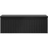 Mexen Rivel dulap baie sub lavoar 70 cm cu blat, 1 sertar, cu nervuri, negru mat - 91A20-07023-1-BFC71