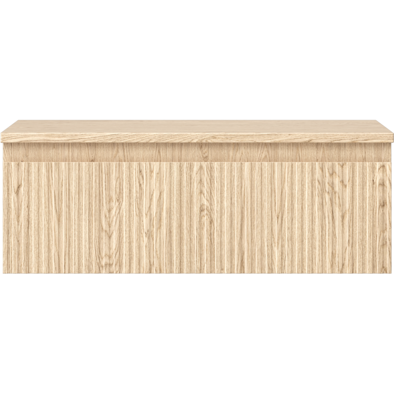 Mexen Rivel dulap baie sub chiuvetă 70 cm cu blat, 1 sertar, canelat, stejar - 91A20-07023-1-BFC81