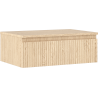 Mexen Rivel dulap baie cu blat de 70 cm, 1 sertar, canelat, stejar - 91A20-07023-1-BFC81