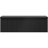 Mexen Rivel dulap baie sub chiuvetă 80 cm cu blat, 1 sertar, canelat, negru mat - 91A20-08023-1-BFC71