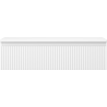 Mexen Rivel dulap baie cu blat, 90 cm, 1 sertar, canelat, alb mat - 91A20-09023-1-BFC01