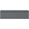 Mexen Rivel dulap baie sub lavoar 90 cm cu blat, 1 sertar, cu rifluri, grafit mat - 91A20-09023-1-BFC66
