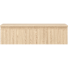 Mexen Rivel dulap baie sub chiuvetă 90 cm cu blat, 1 sertar, canelat, stejar - 91A20-09023-1-BFC81