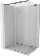 Mexen Rox L cabină de duș glisantă 95 x 110 cm, transparentă, gun metal - 8C2L-095-110-95-00