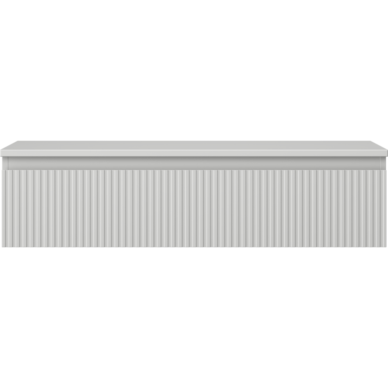 Mexen Rivel dulap baie pentru lavoar 100 cm cu blat, 1 sertar, canelat, gri mat - 91A20-10023-1-BFC62