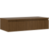 Mexen Rivel dulap pentru baie sub chiuvetă 100 cm cu blat, 1 sertar, șanțuri, nuc - 91A20-10023-1-BFC86
