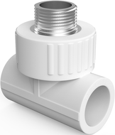 Mexen PPR triplă sudată pentru țevi PPR 20 x 3/4 GZ x 20 - W97333-2034M20-00