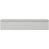Mexen Rivel dulap baie pentru lavoar 120 cm cu blat, 1 sertar, canelat, gri mat - 91A20-12023-1-BFC62