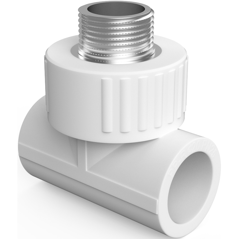 Mexen PPR hegesztett T-idom PPR csövekhez 32 x 3/4 GZ x 20 - W97333-3234M20-00