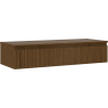 Mexen Rivel dulap baie sub lavoar 120 cm cu blat, 1 sertar, ripsat, nuc - 91A20-12023-1-BFC86