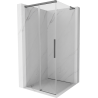 Mexen Rox L cabină de duș culisantă 120 x 120 cm, transparentă, gun metal - 8C2L-120-120-95-00
