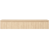 Mexen Rivel dulap baie sub chiuvetă 140 cm cu blat, 1 sertar, canelat, stejar - 91A20-14023-1-BFC81