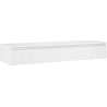 Mexen Rivel dulap de baie sub lavoar 160 cm cu blat, 1 sertar, texturat, alb mat - 91A20-16023-1-BFC01