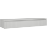 Mexen Rivel dulap baie sub lavoar 160 cm cu blat, 1 sertar, canelat, gri mat - 91A20-16023-1-BFC62