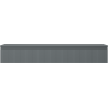 Mexen Rivel dulap băii sub lavoar 160 cm cu blat, 1 sertar, canelat, grafit mat - 91A20-16023-1-BFC66