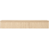 Mexen Rivel dulap baie sub chiuvetă de 160 cm cu blat, 1 sertar, canelat, stejar - 91A20-16023-1-BFC81