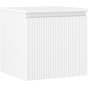 Mexen Rivel dulap baie pentru chiuvetă 50 cm cu blat, 1 sertar, riflat, alb mat - 91A20-05047-1-BFC01