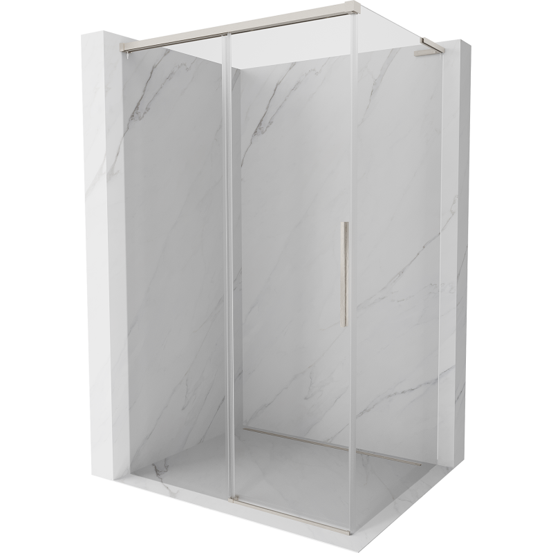 Mexen Rox L cabină de duș culisantă 95 x 75 cm, transparent, nichel periat - 8C2L-095-075-97-00