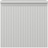 Mexen Rivel 50 cm-es fürdőszobai mosdószekrény, 1 fiók, bordázott, szürke matt - 91A20-05047-1-BFC62