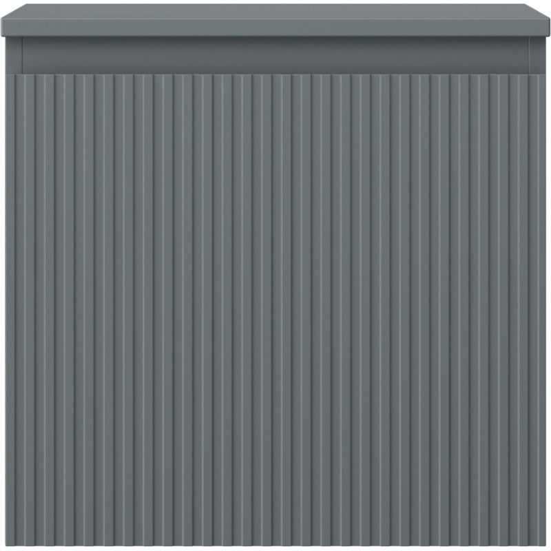 Mexen Rivel dulap baie de 50 cm cu blat, 1 sertar, cu caneluri, grafit mat - 91A20-05047-1-BFC66
