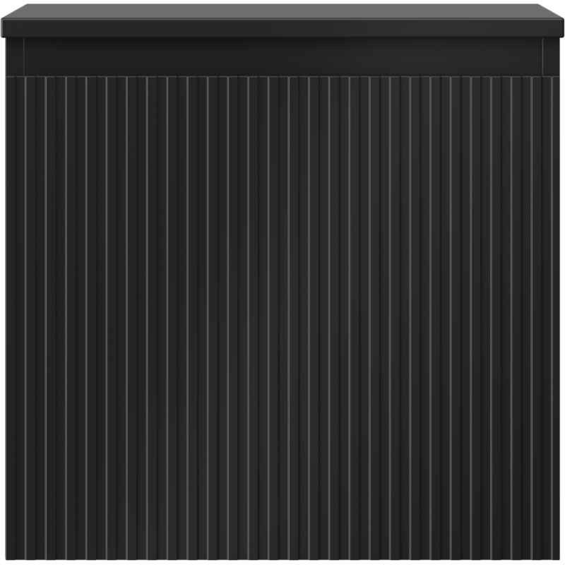 Mexen Rivel dulap baie sub lavoar 50 cm cu blat, 1 sertar, canelat, negru mat - 91A20-05047-1-BFC71