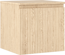 Mexen Rivel dulap pentru baie sub lavoar 50 cm cu blat, 1 sertar, striat, stejar - 91A20-05047-1-BFC81