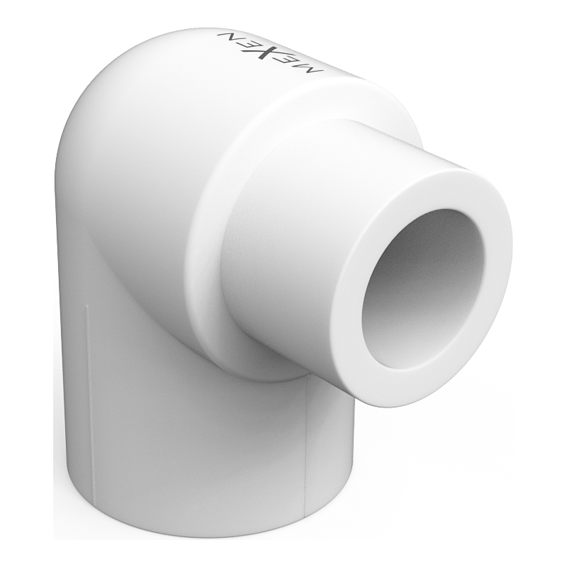 Mexen PPR cot nyplu 90° sudat pentru țevile PPR 20 x 20, PN25 - W97335-2020-00