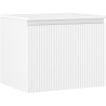 Mexen Rivel dulap baie sub chiuvetă 60 cm cu blat, 1 sertar, canelate, alb mat - 91A20-06047-1-BFC01
