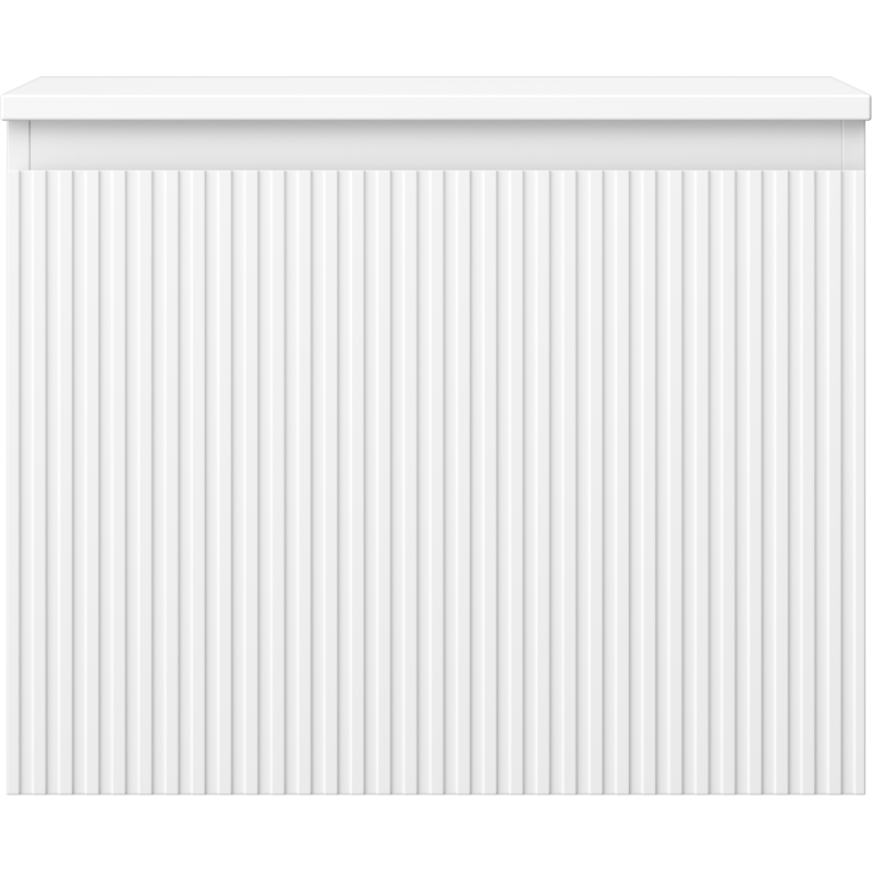 Mexen Rivel dulap baie sub lavoar 60 cm cu blat, 1 sertar, canelat, alb mat - 91A20-06047-1-BFC01